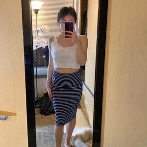 Polo midi skirt